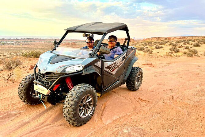 Page Sunset UTV Tour Near Horseshoe Bend - Stop 1: Glen Canyon Cliffs for First Impressions